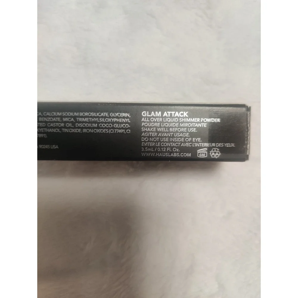 Haus Laboratories Glam Attack Liquid Shimmer Powder Legend Gold Eyeshadow 3.5mL